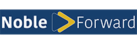 Noble Forward logo, a hybrid college program